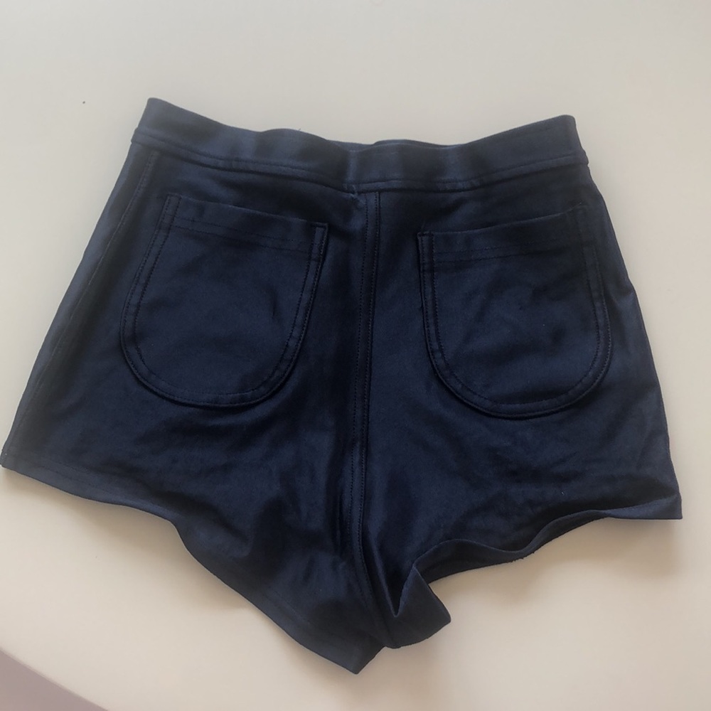 American Apparel blue disco shorts S - Picture 2 of 2